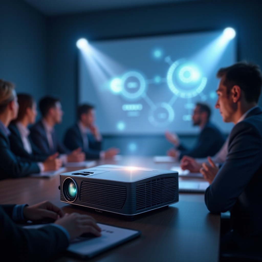 hochmoderne Projektoren für Konferenzen