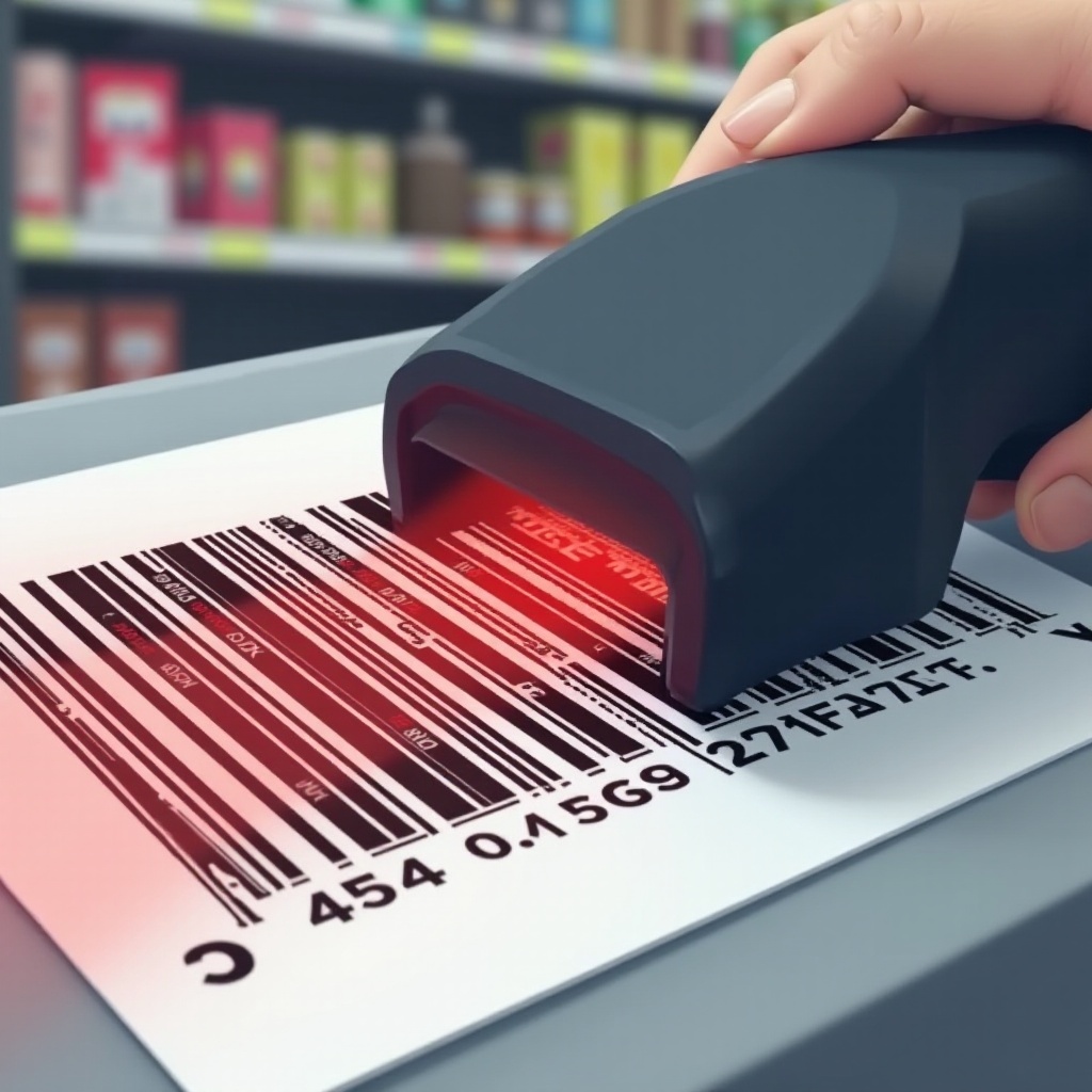 Gli scanner di codici a barre leggono le barre bianche