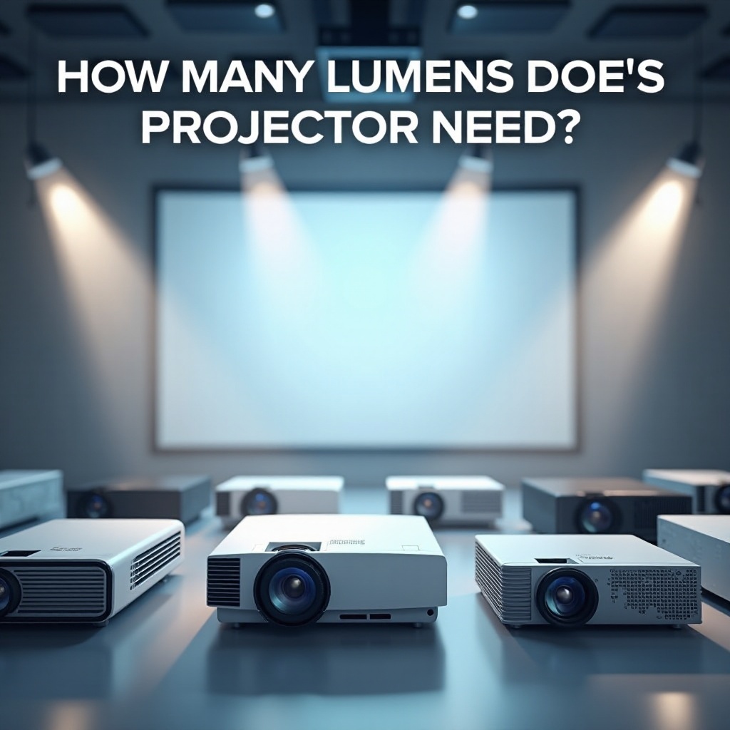 wie viele Lumen benötigt ein Projektor