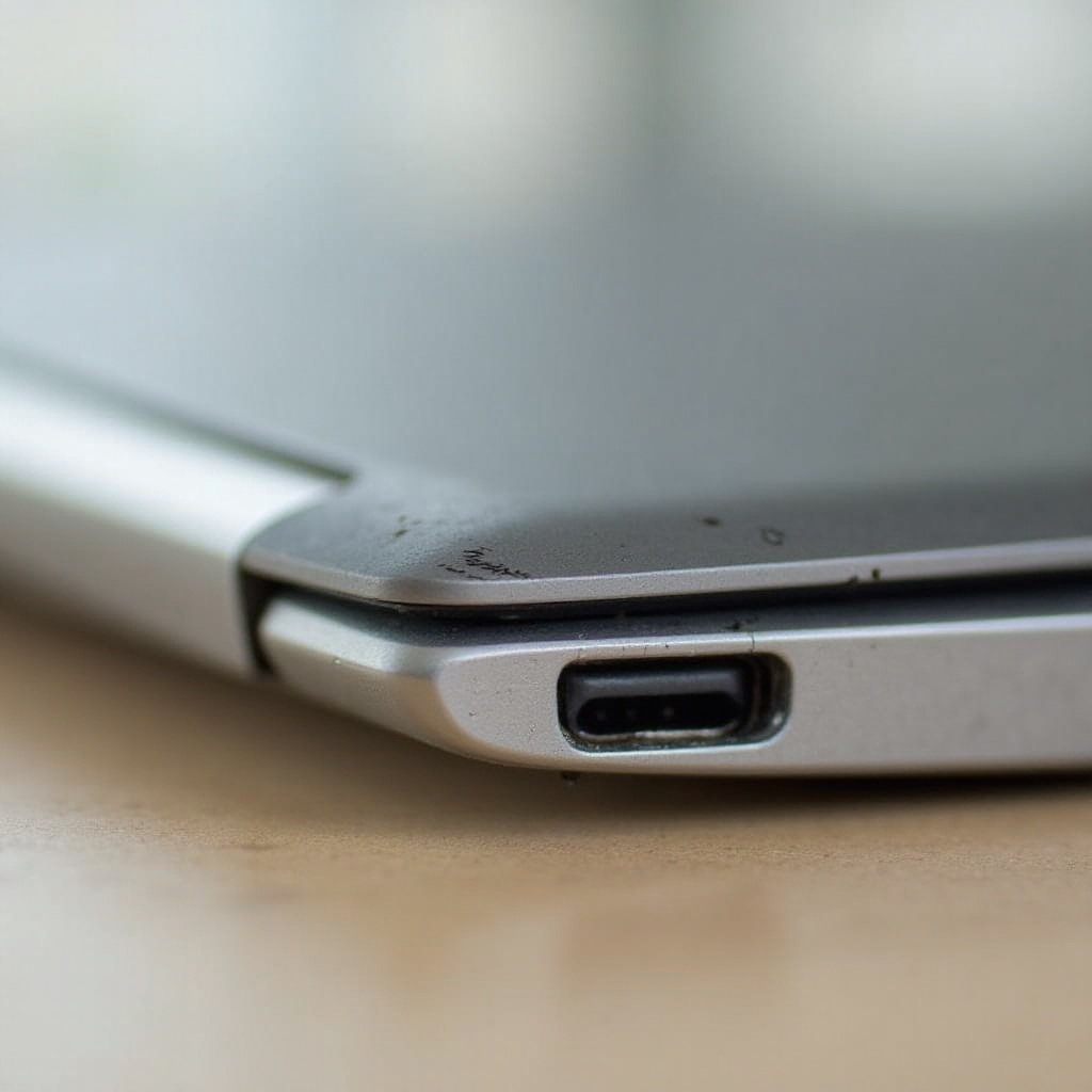 como saber se a porta de carregamento está danificada em um Chromebook