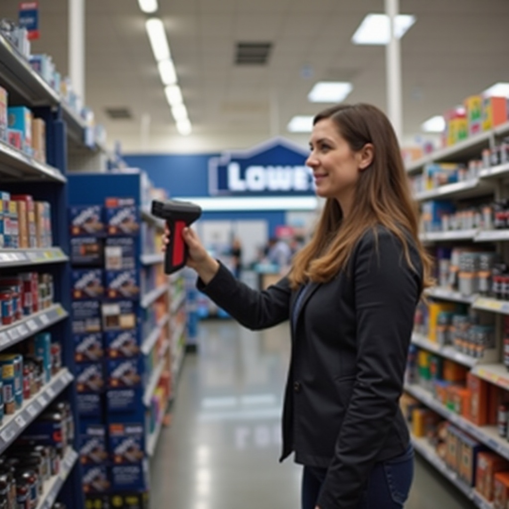 A Lowe's tem scanners de preços?