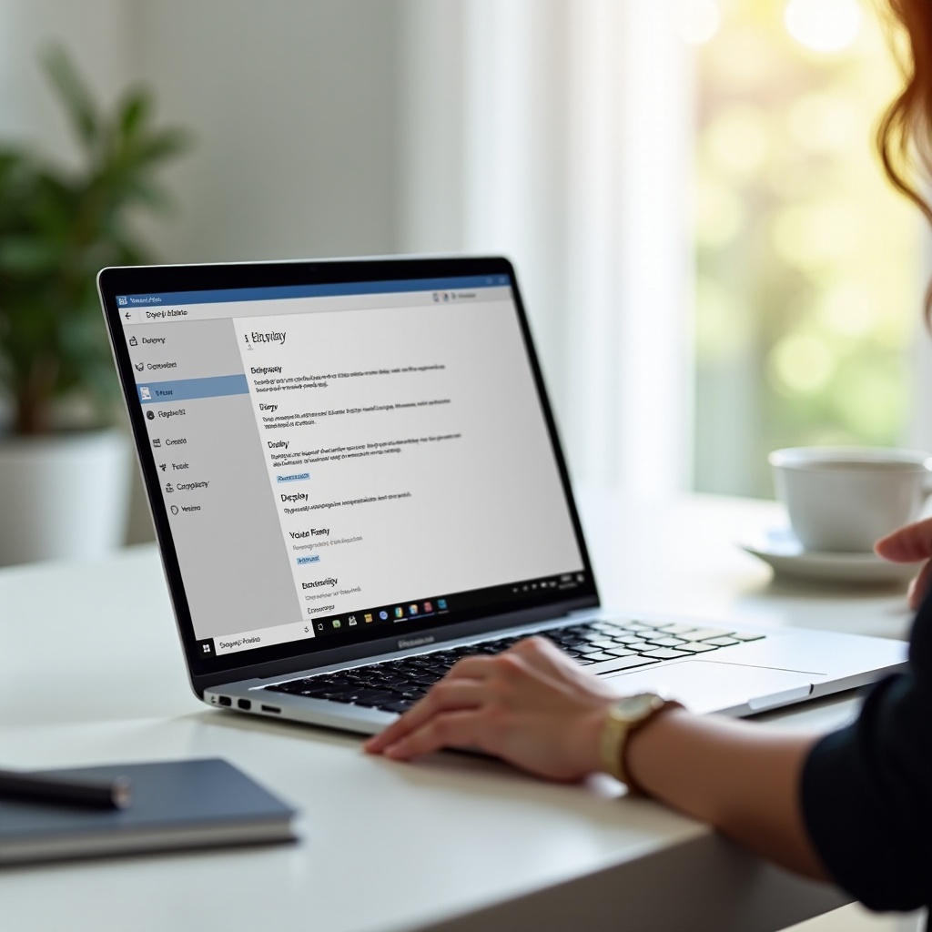 เปลี่ยนขนาดข้อความใน Windows 11