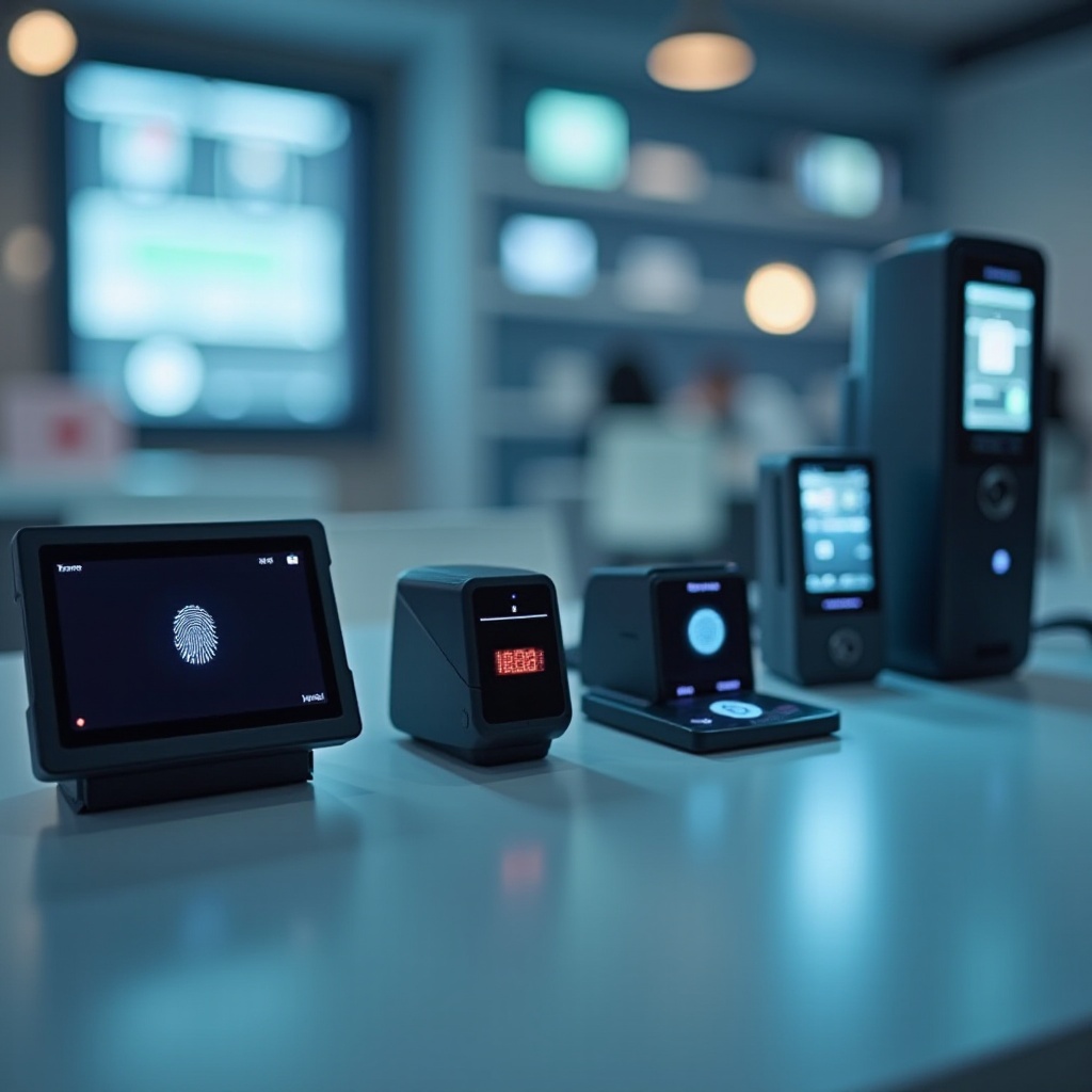 เครื่องสแกนชีวมาตรประเภทต่างๆ