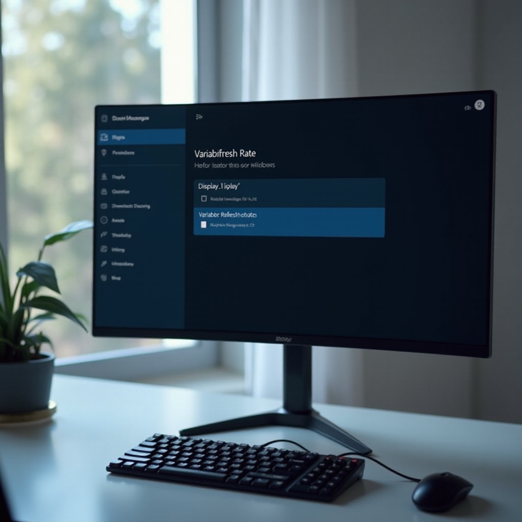 Windows 11 taxa de atualização variável ativada ou desativada