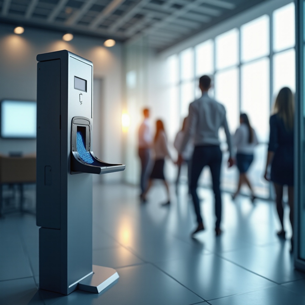 scanners de impressões digitais no trabalho