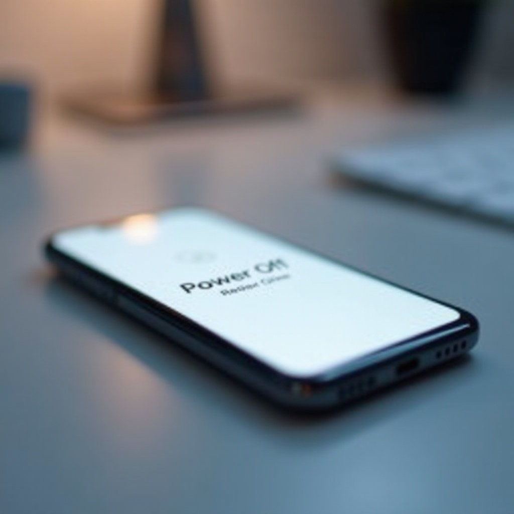 إيقاف تشغيل الهاتف وإعادة التشغيل