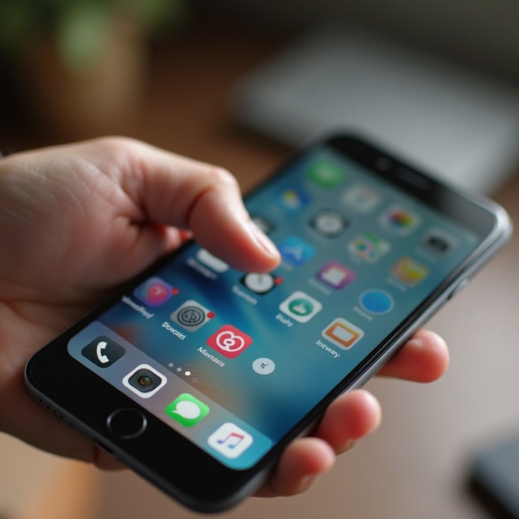 untere Leiste iPhone
