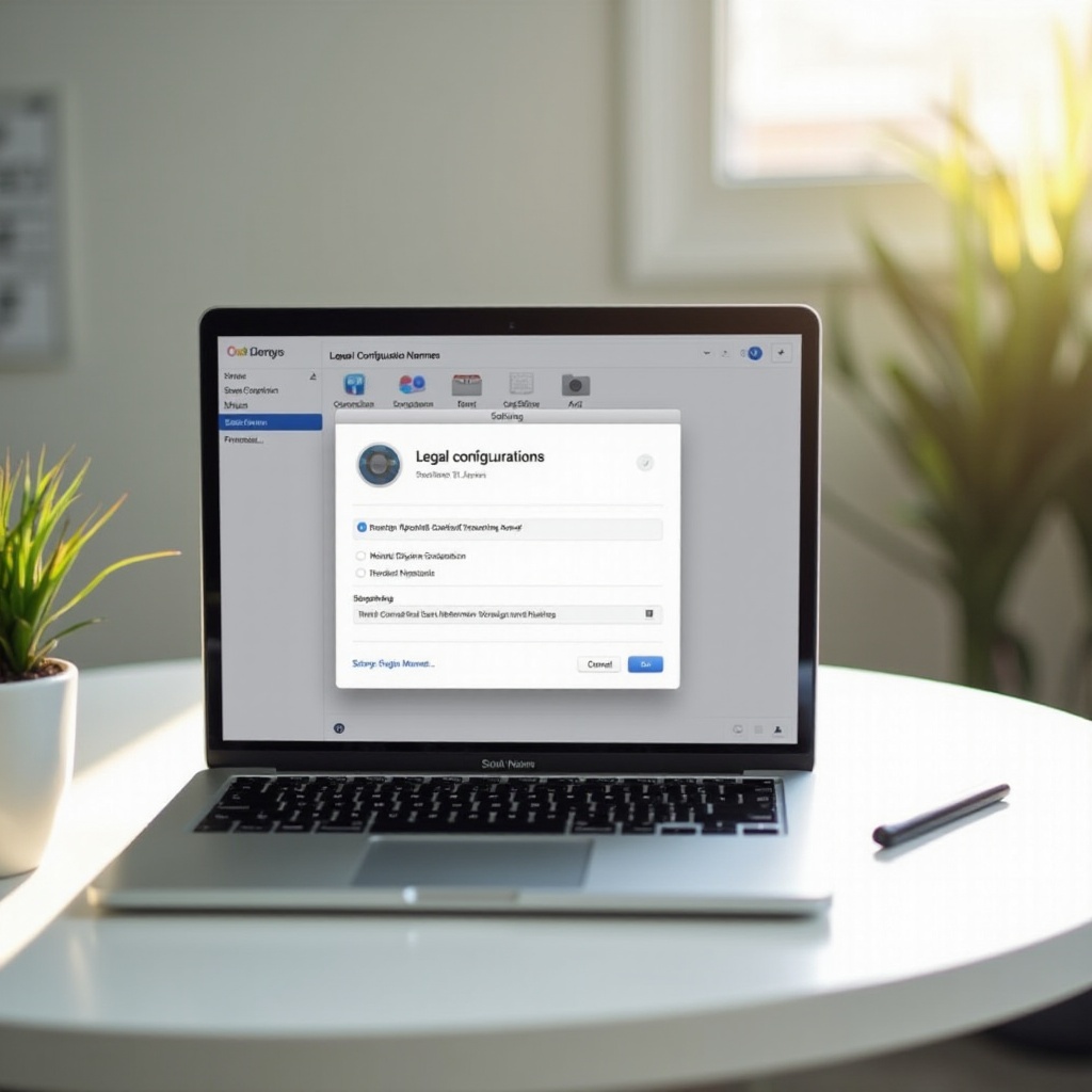 كيفية العثور على اسم التكوين الكنسي لجهاز MacBook