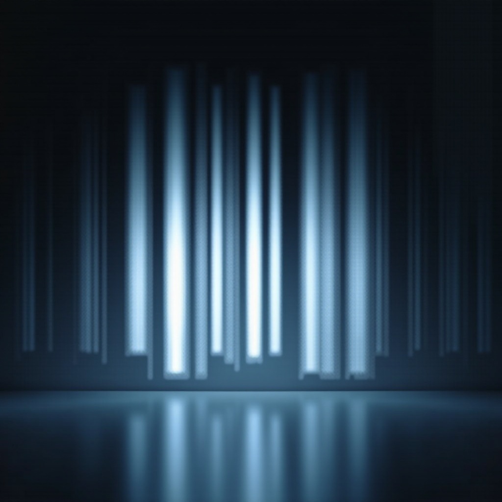 Barcodescanner lesen die weißen Balken