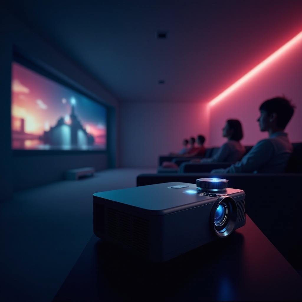 โปรเจคเตอร์ระดับไฮเอนด์พร้อมเลนส์ปรับได้