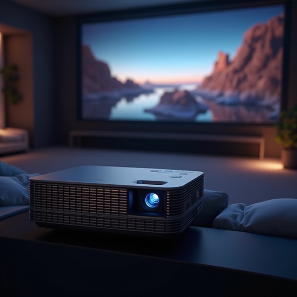 Proiettore di fascia alta con obiettivo regolabile