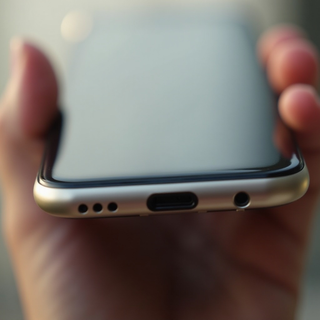 onde está o microfone no telefone Android