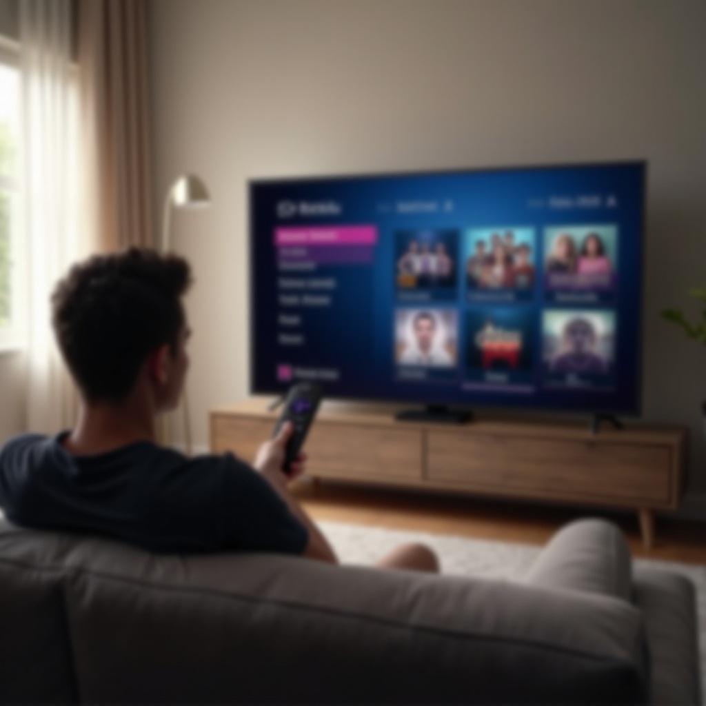 إعادة تعيين ذاكرة التخزين المؤقت لجهاز Roku