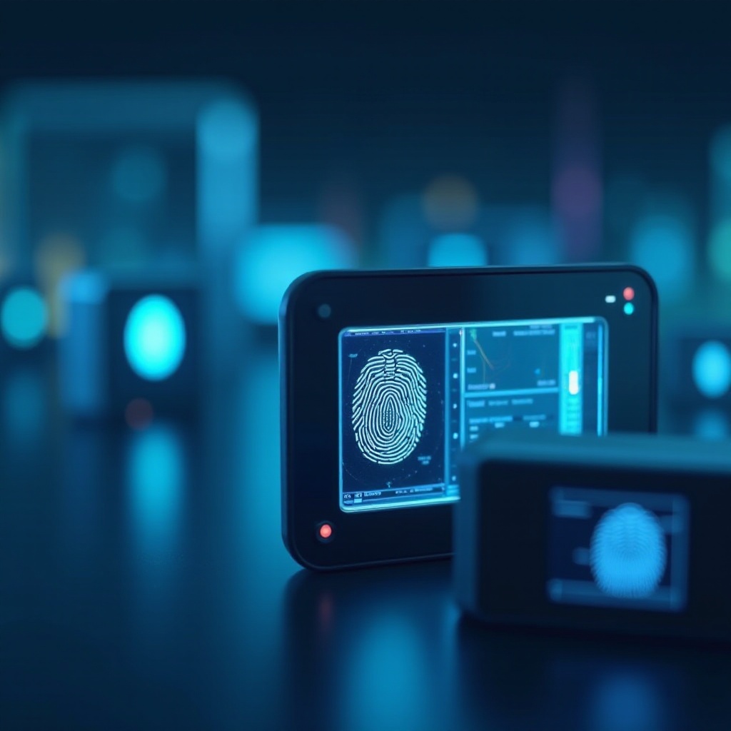 verschiedene Arten von biometrischen Scannern