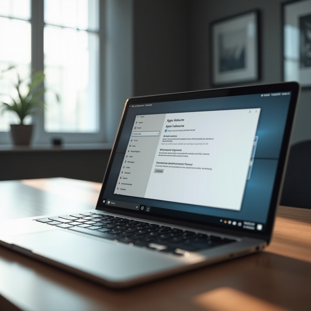 Gerenciar recursos opcionais no Windows 10 não abre